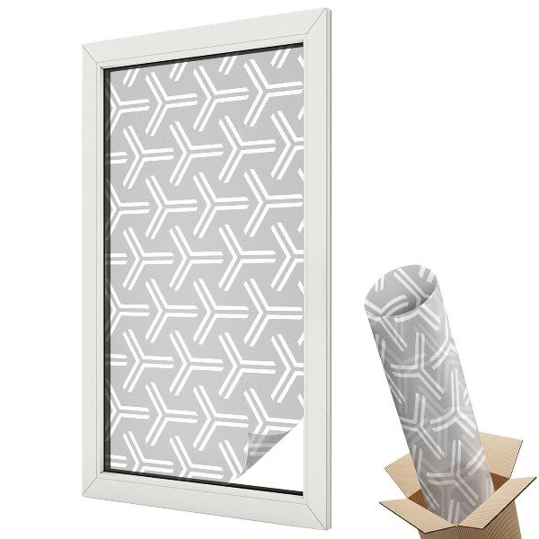 Autocolant geam termopan Linii minimaliste