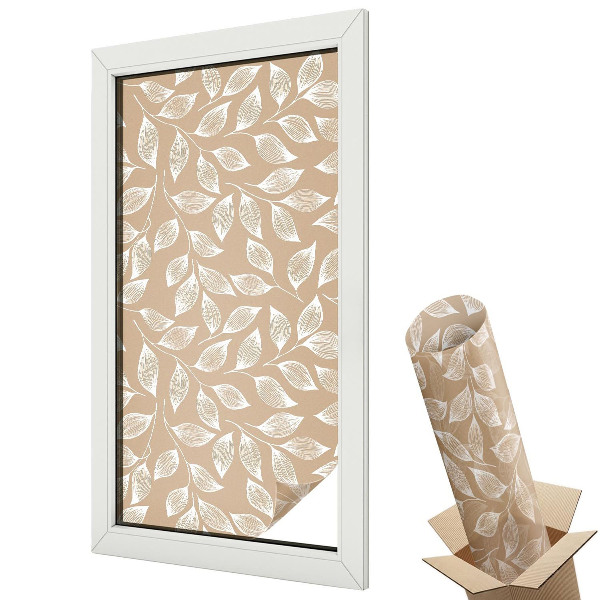 Folie geam protecție solară Frunze de natură