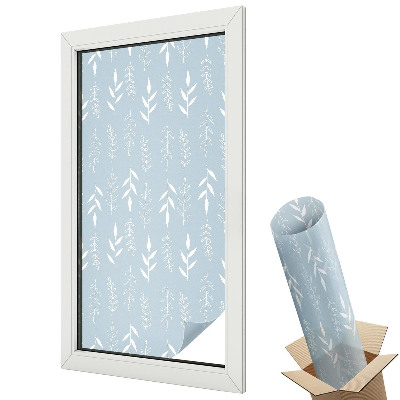 Autocolant geam termopan Modelul plantei