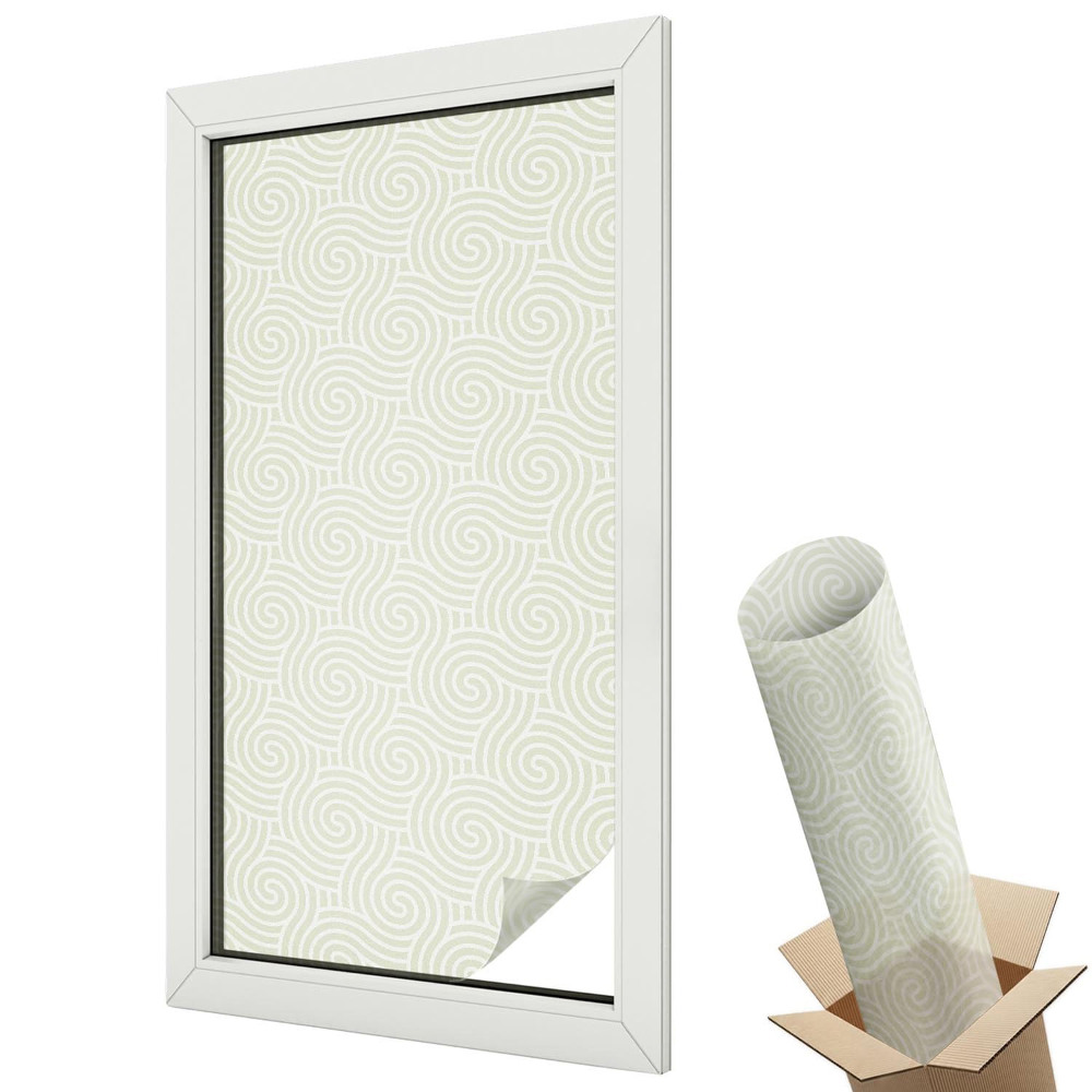 Folie pentru geam Linii curbate