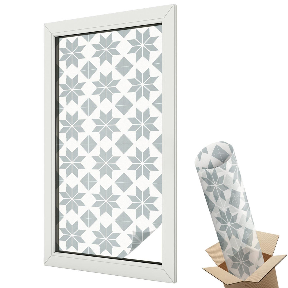 Folie pentru geam Stele geometrice