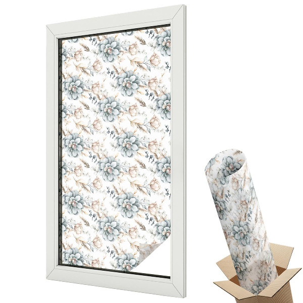 Folie pentru geamuri Eleganță florală