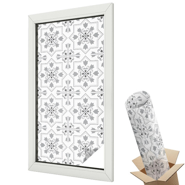 Folie pentru geam Ornamente simetrice