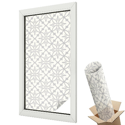 Autocolant geam termopan Rozete florale