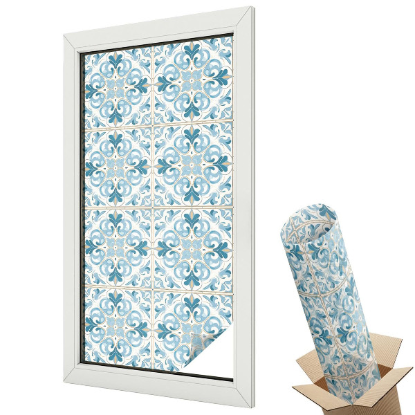 Folie pentru geamuri Plăci florale