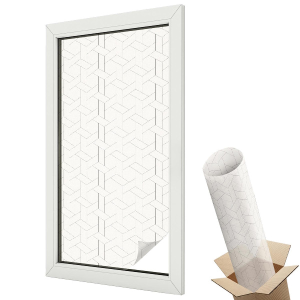 Folie geam protecție solară Împletitură geometrică