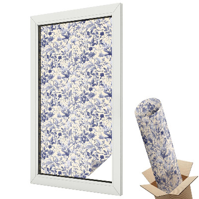 Folie geam protecție solară Simetria florală