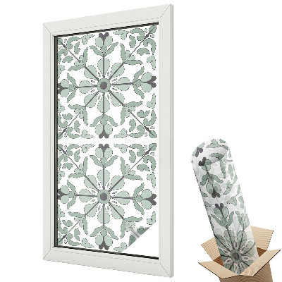 Folie geamuri protecție solară Modelul plantei