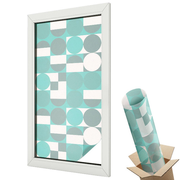 Autocolant geam termopan Forme geometrice