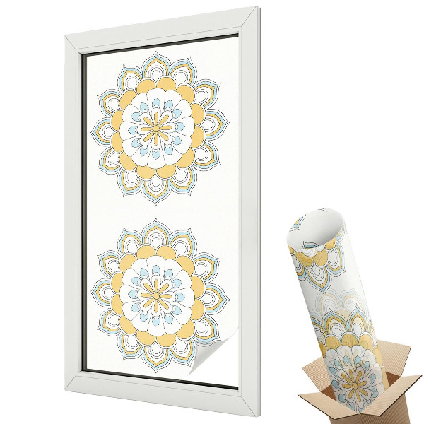 Folie geam protecție solară Mandale colorate