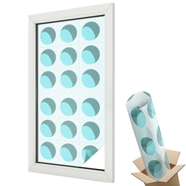 Folie pentru geamuri Roți moderne