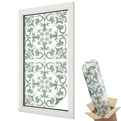 Folie geam protecție solară Ornamente vegetale
