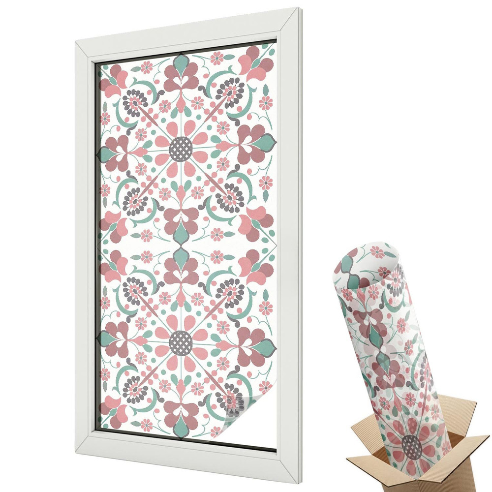 Folie pentru geam Armonie florală