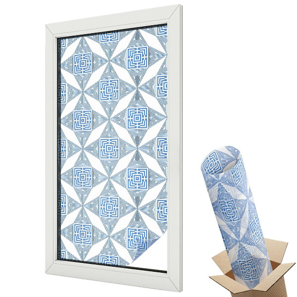 Folie pentru geamuri Labirinturi geometrice