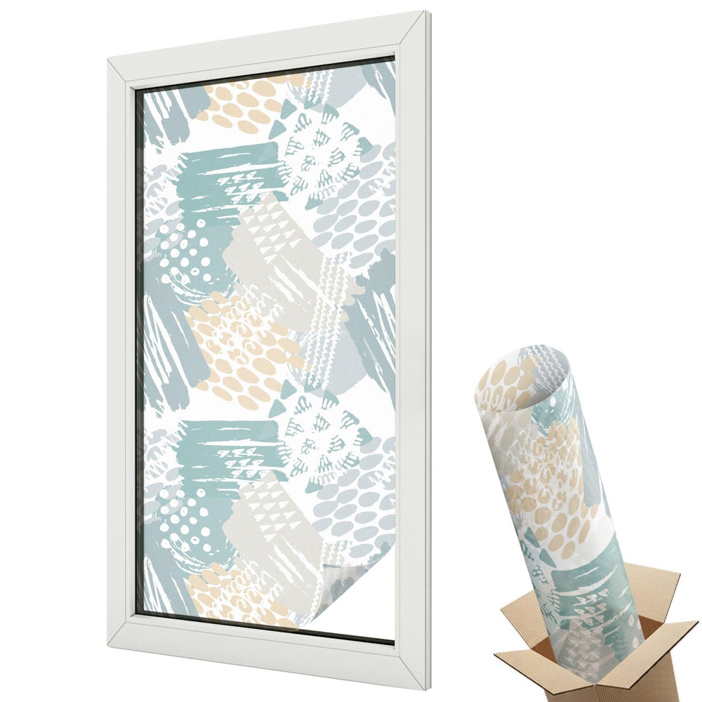 Autocolant geam termopan Mozaic abstract