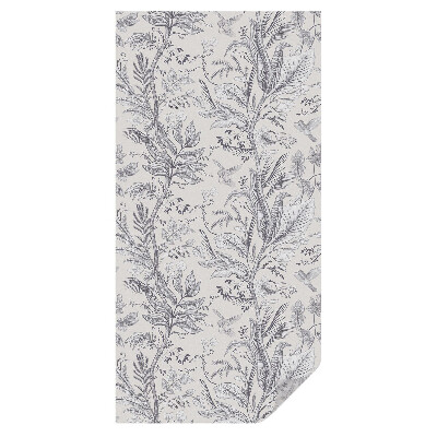 Folie geam protecție solară Frunze și fluturi