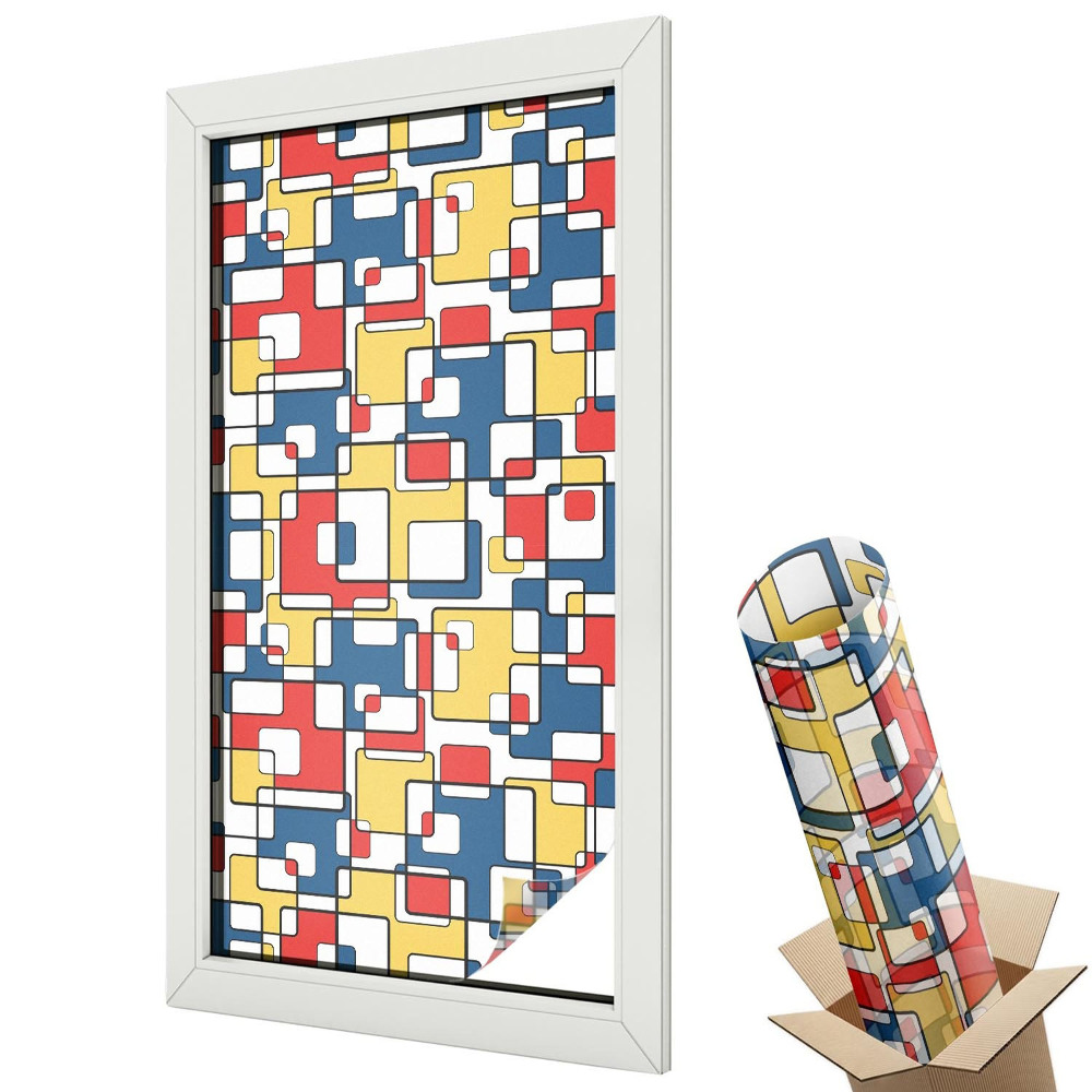 Folie pentru geam Forme geometrice