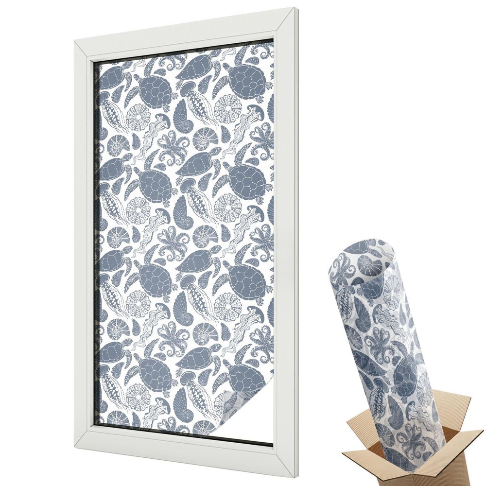 Folie pentru geam Viața oceanică