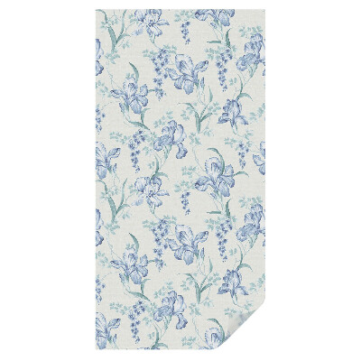 Folie geam protecție solară Flori albastre