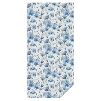 Autocolant geam termopan Flori în acuarelă