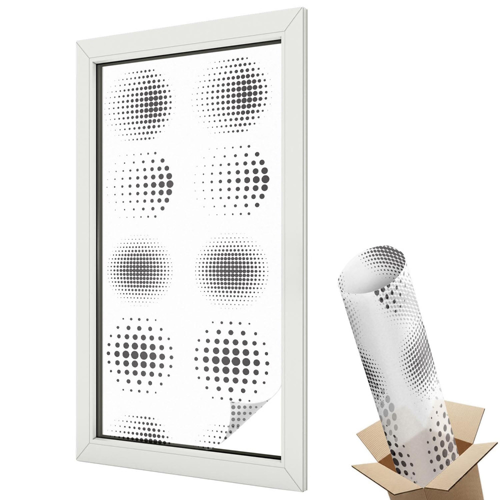 Folie geam protecție solară Cercuri punctate