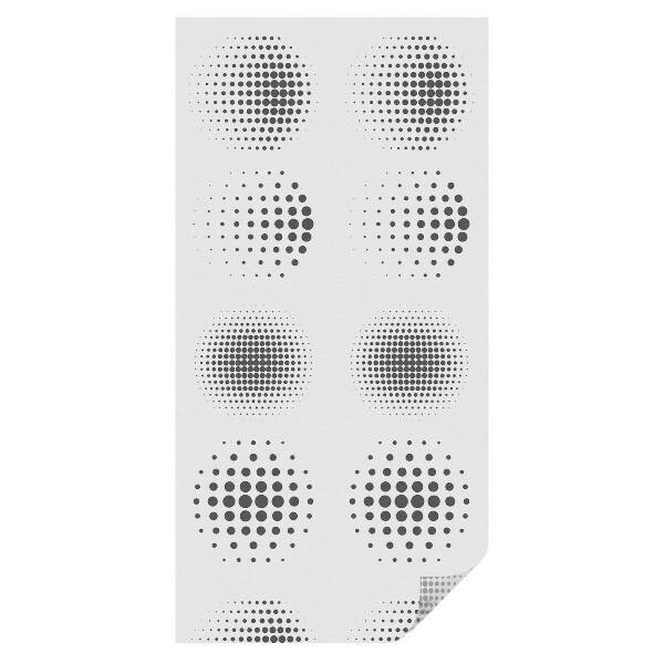 Folie geam protecție solară Cercuri punctate