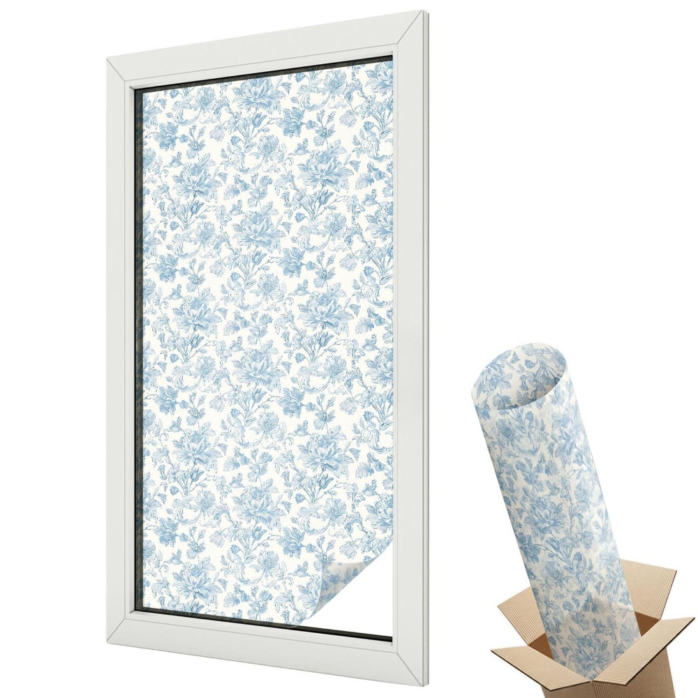 Folie pentru geam Model floral