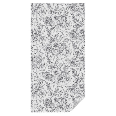 Autocolant geam termopan Eleganță floristică