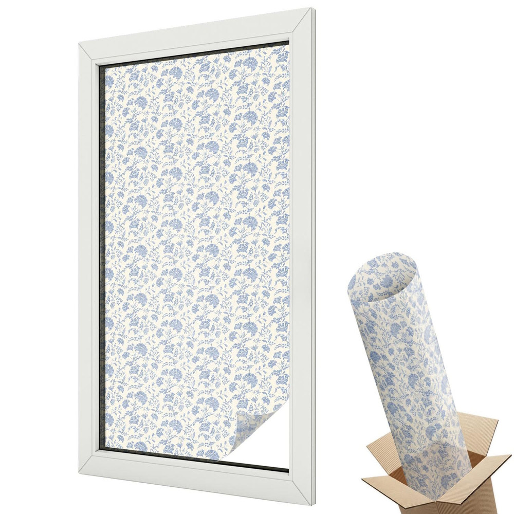 Folie pentru geamuri Model floral