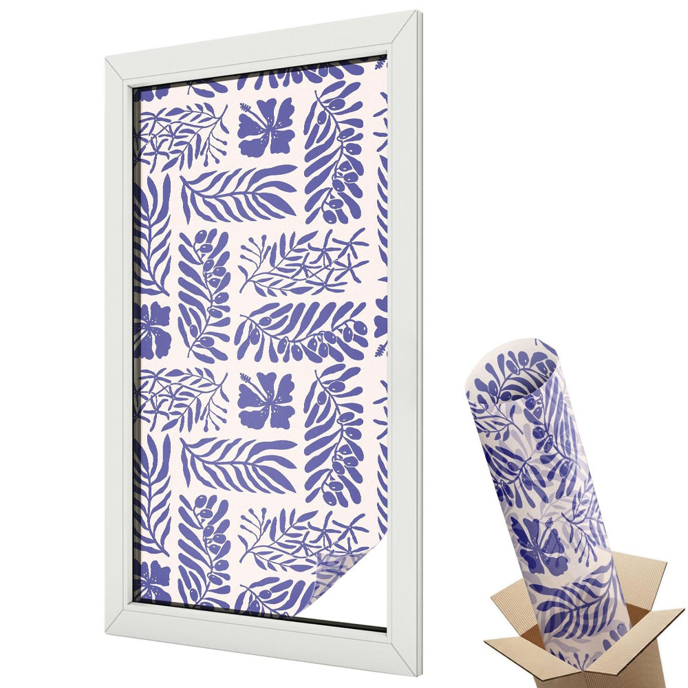 Folie pentru geam Modele de plante