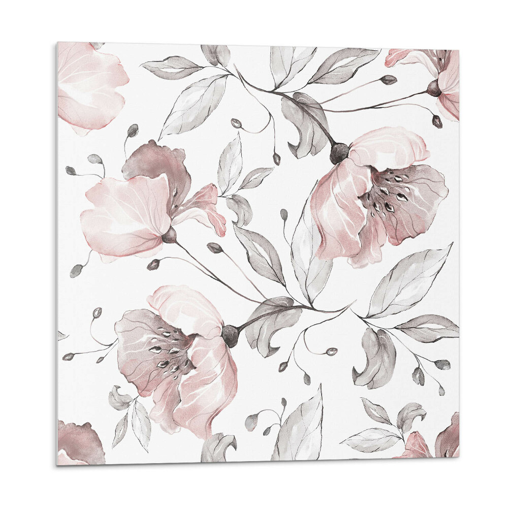 Panouri de vinil PVC Model floral de acuarelă