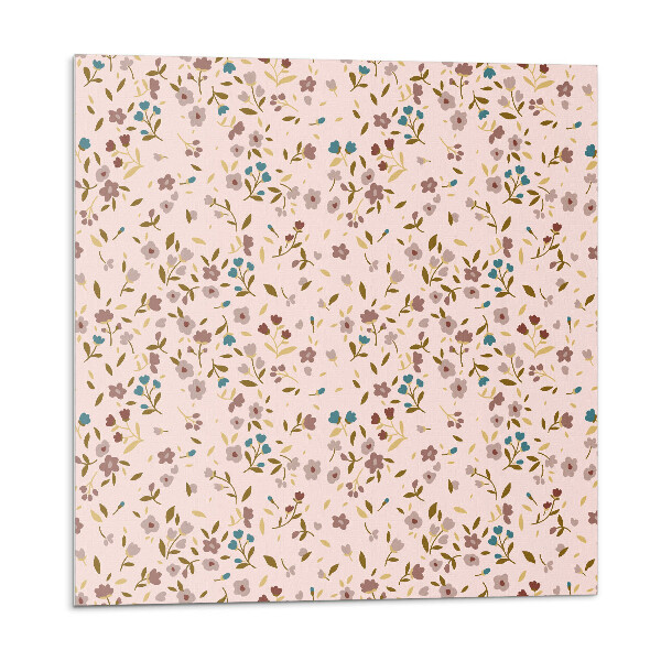 Plăcile de vinil Model floral pe fundal