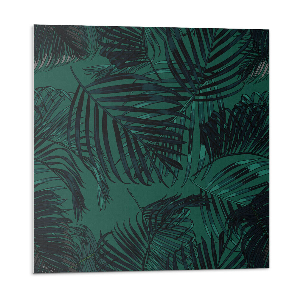 Panouri de vinil PVC frunze de palmier pe fundal