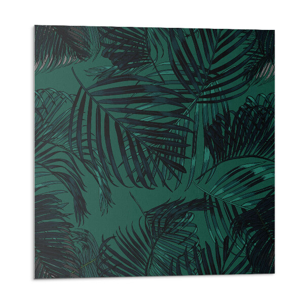 Panouri de vinil PVC frunze de palmier pe fundal