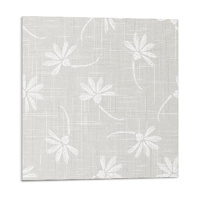 Plăci de vinil Model floral pe fundal