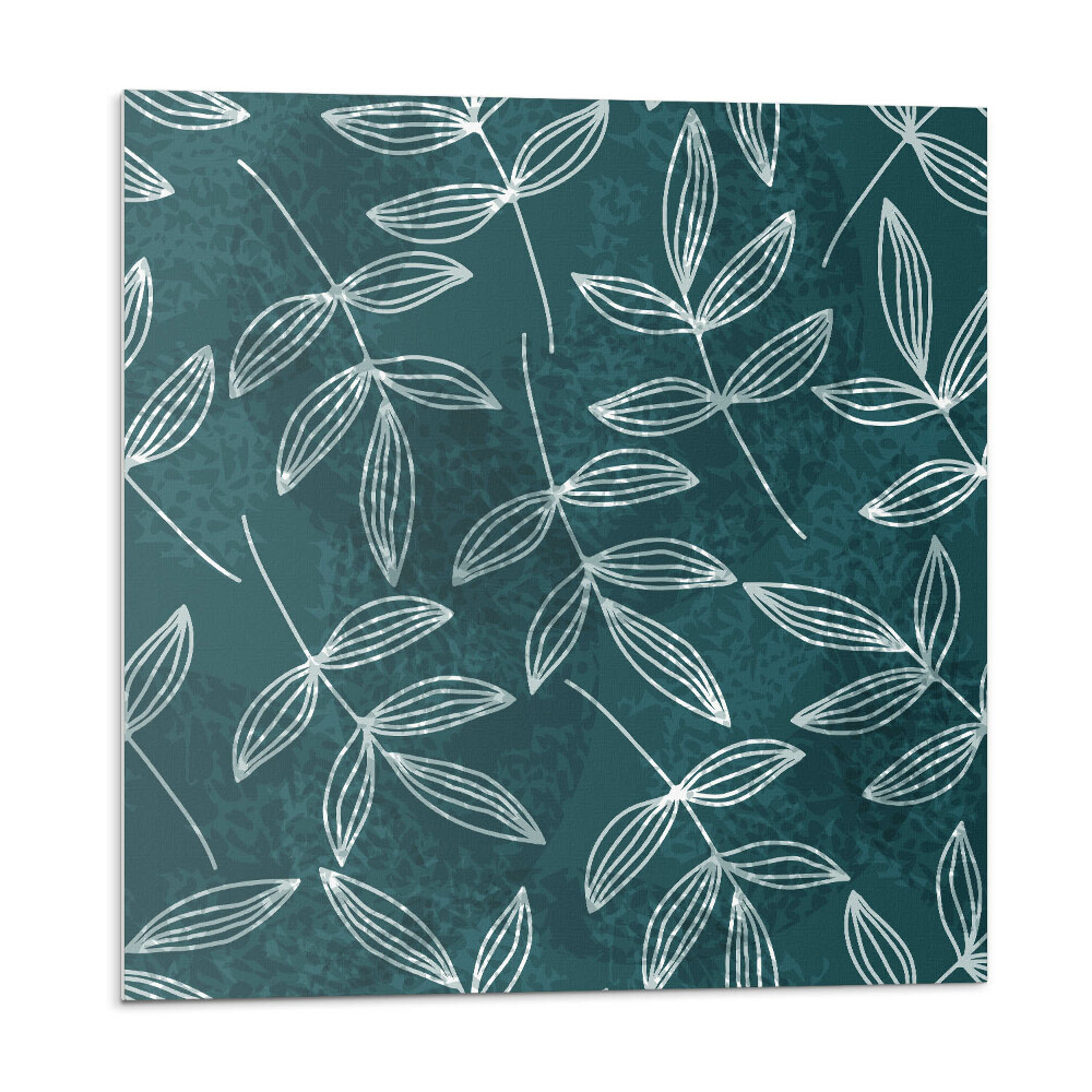 Plăcile de vinil Frunze pe un fundal texturat