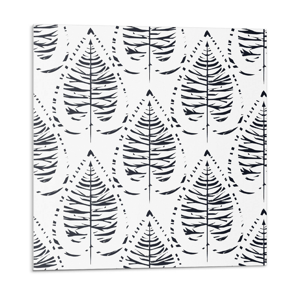 Plăci de vinil Model ritmic de frunze