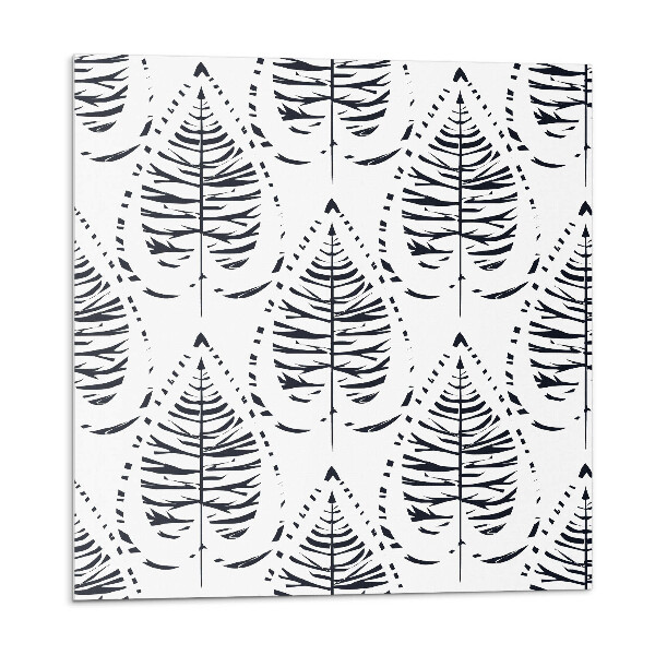 Plăci de vinil Model ritmic de frunze