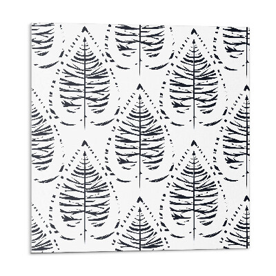 Plăci de vinil Model ritmic de frunze