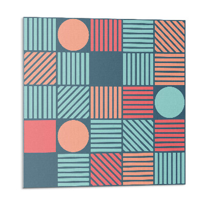 Panouri de vinil PVC Geometrie cu forme colorate