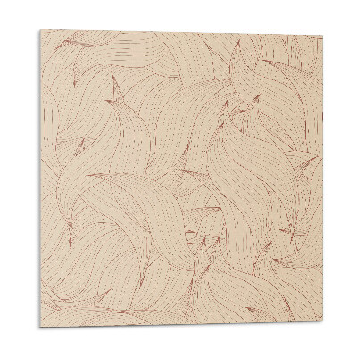 Plăci de vinil Model de linie ondulată