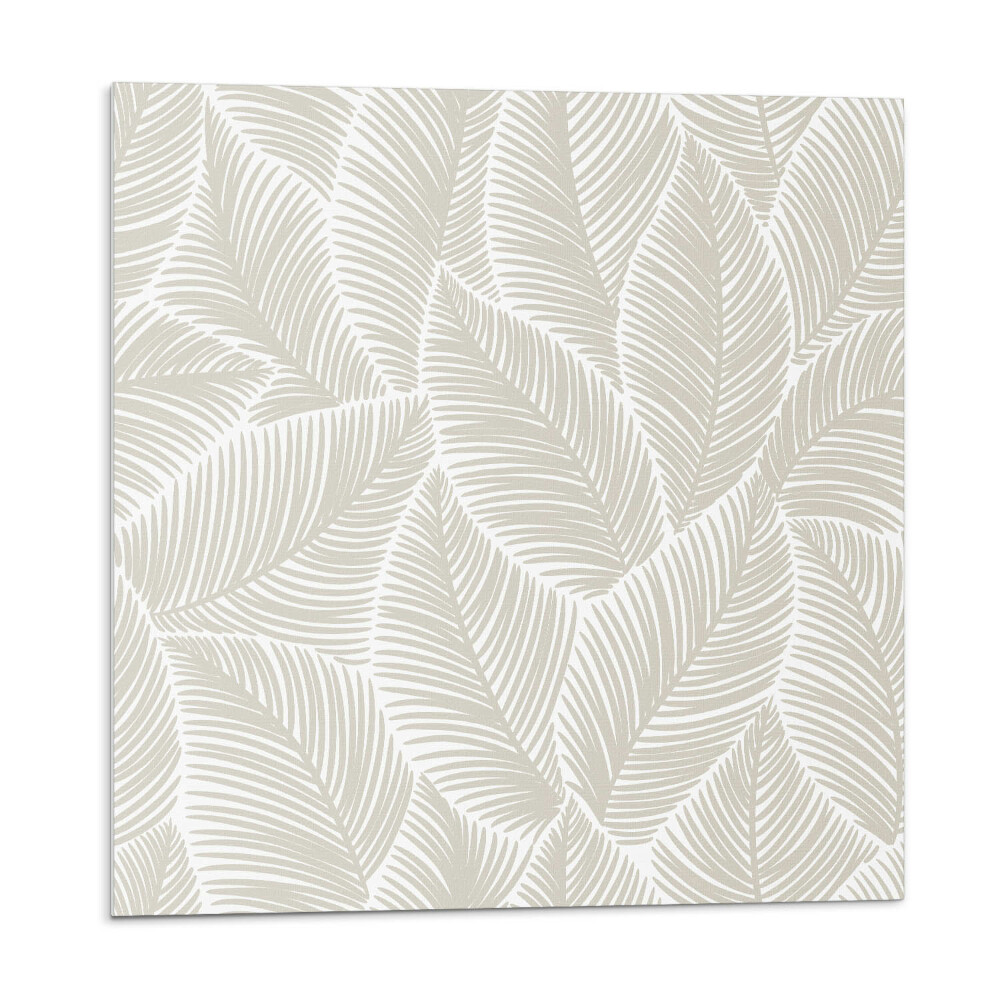 Plăcile de vinil Model de frunze în aranjament