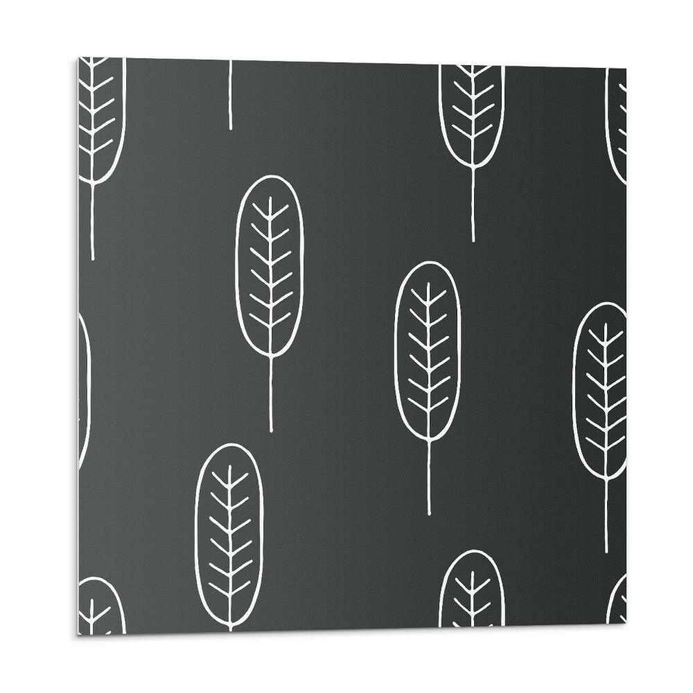 Plăci de vinil Model cu frunze pe fundal