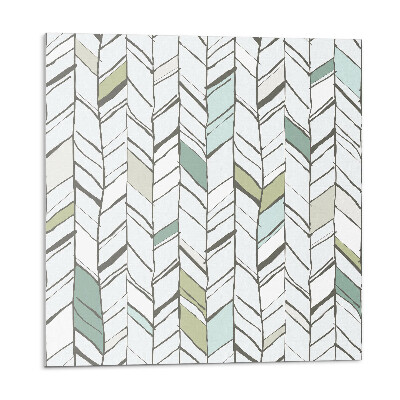 Plăcile de vinil Model de frunze cu dungi