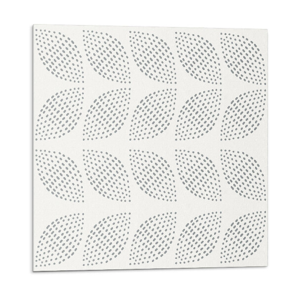 Plăcile de vinil Model de frunze cu puncte