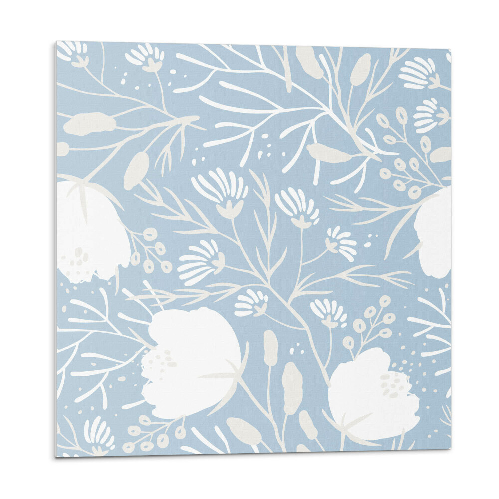 Plăci de vinil Model floral pe fundal