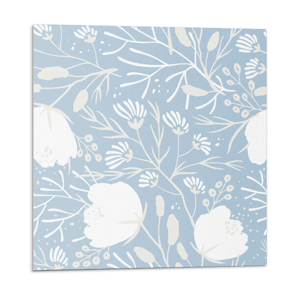 Plăci de vinil Model floral pe fundal