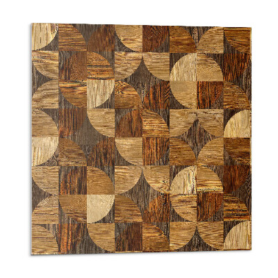 Plăci de vinil Model geometric din lemn