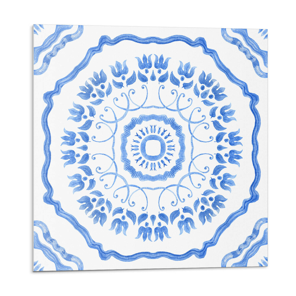 Plăci de vinil Motiv floral într-un cerc