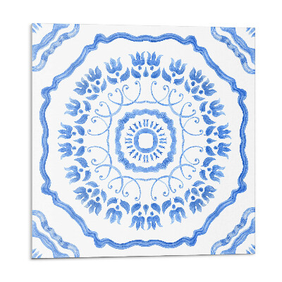 Plăci de vinil Motiv floral într-un cerc